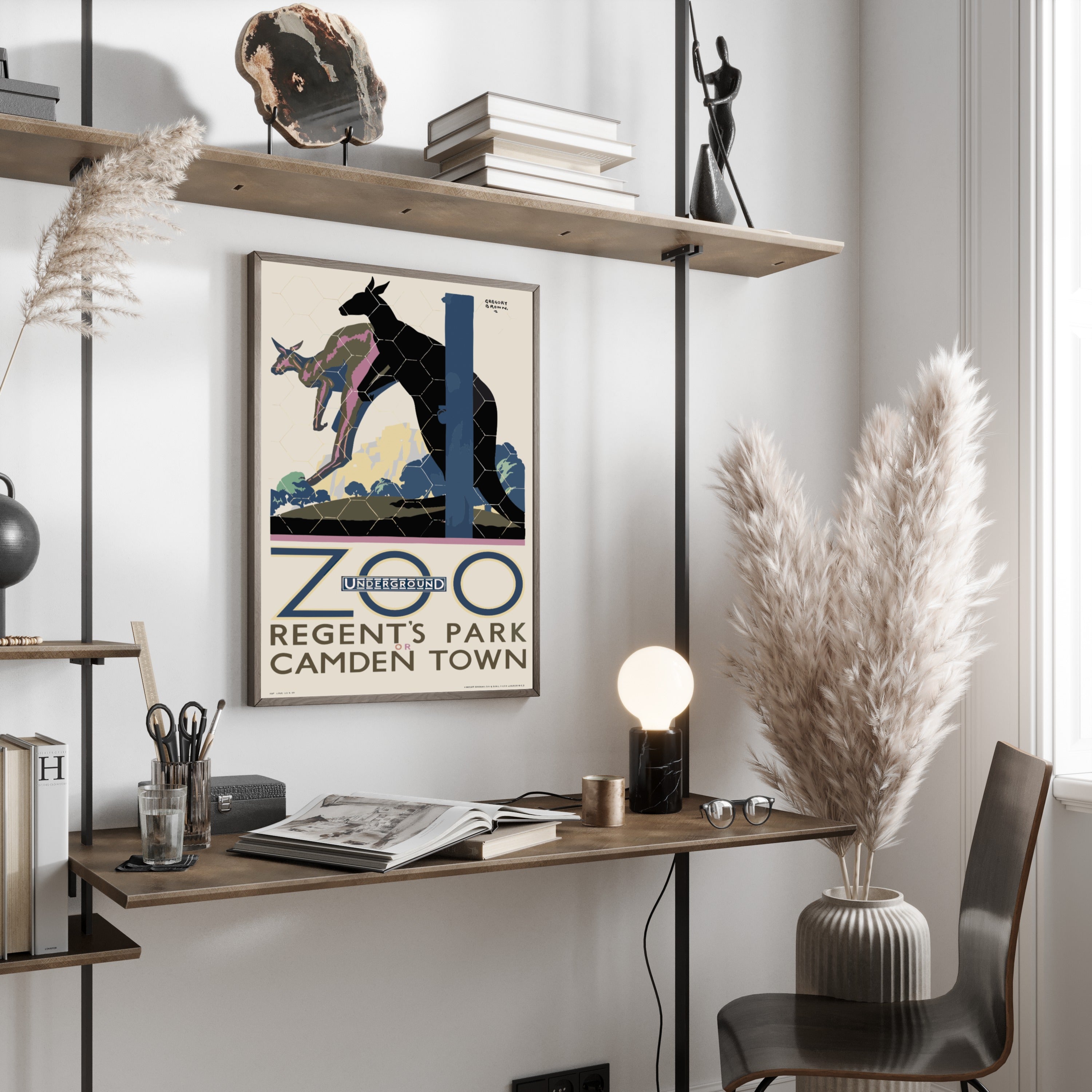 Kangaroos Print Poster