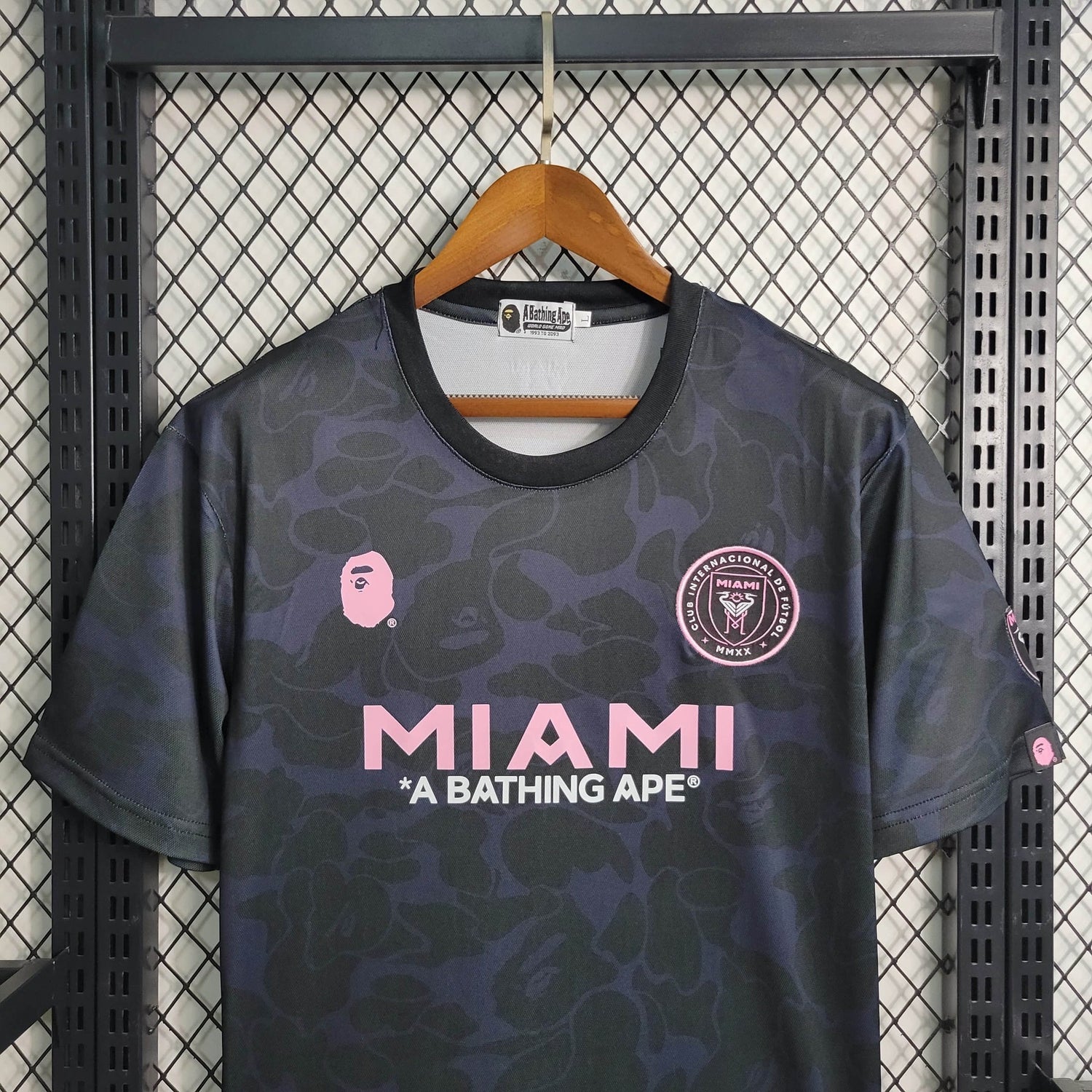 INTER MIAMI X een Bathing APE 2023/2024 ZWARTE SPECIALE EDITIE