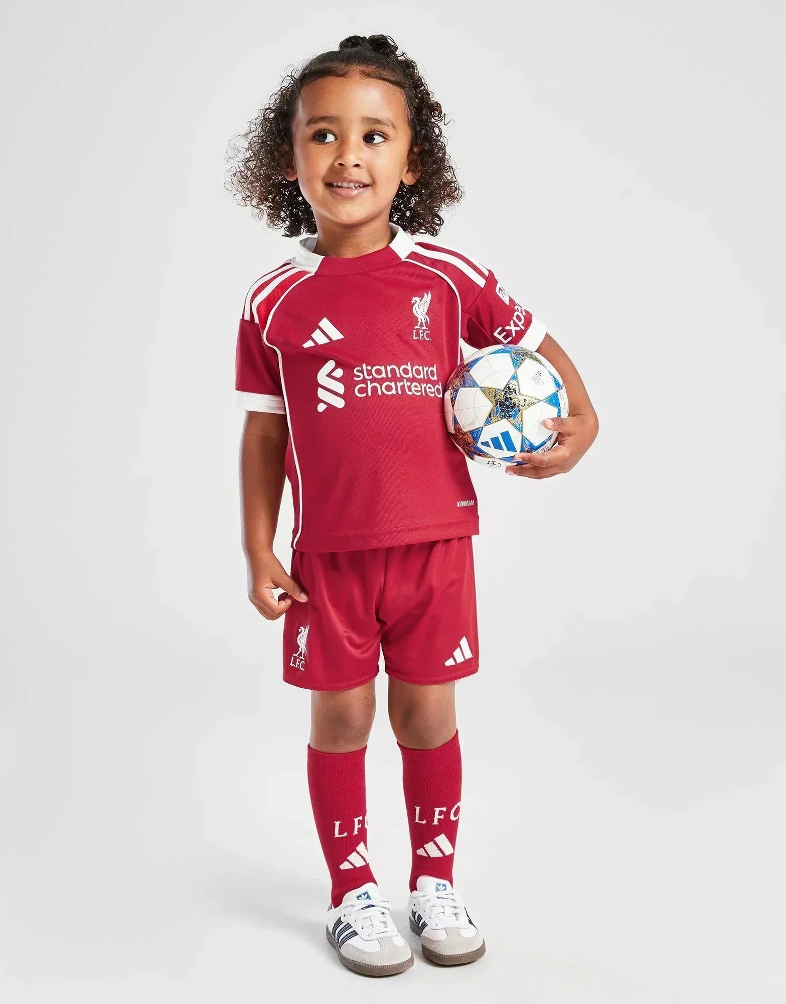 Detský futbalový dres Liverpoolu Home 2025-26
