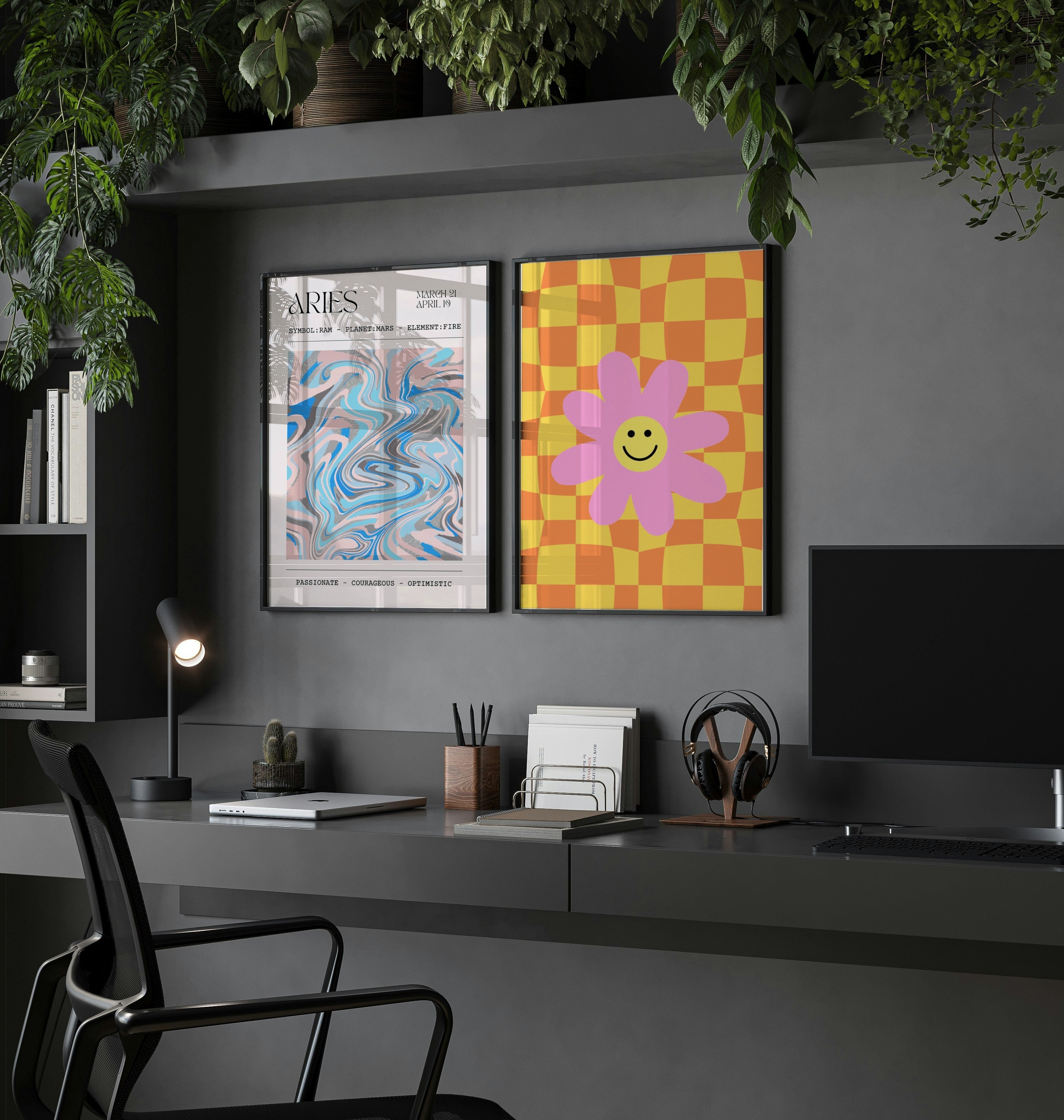 Framed Aries Print poster