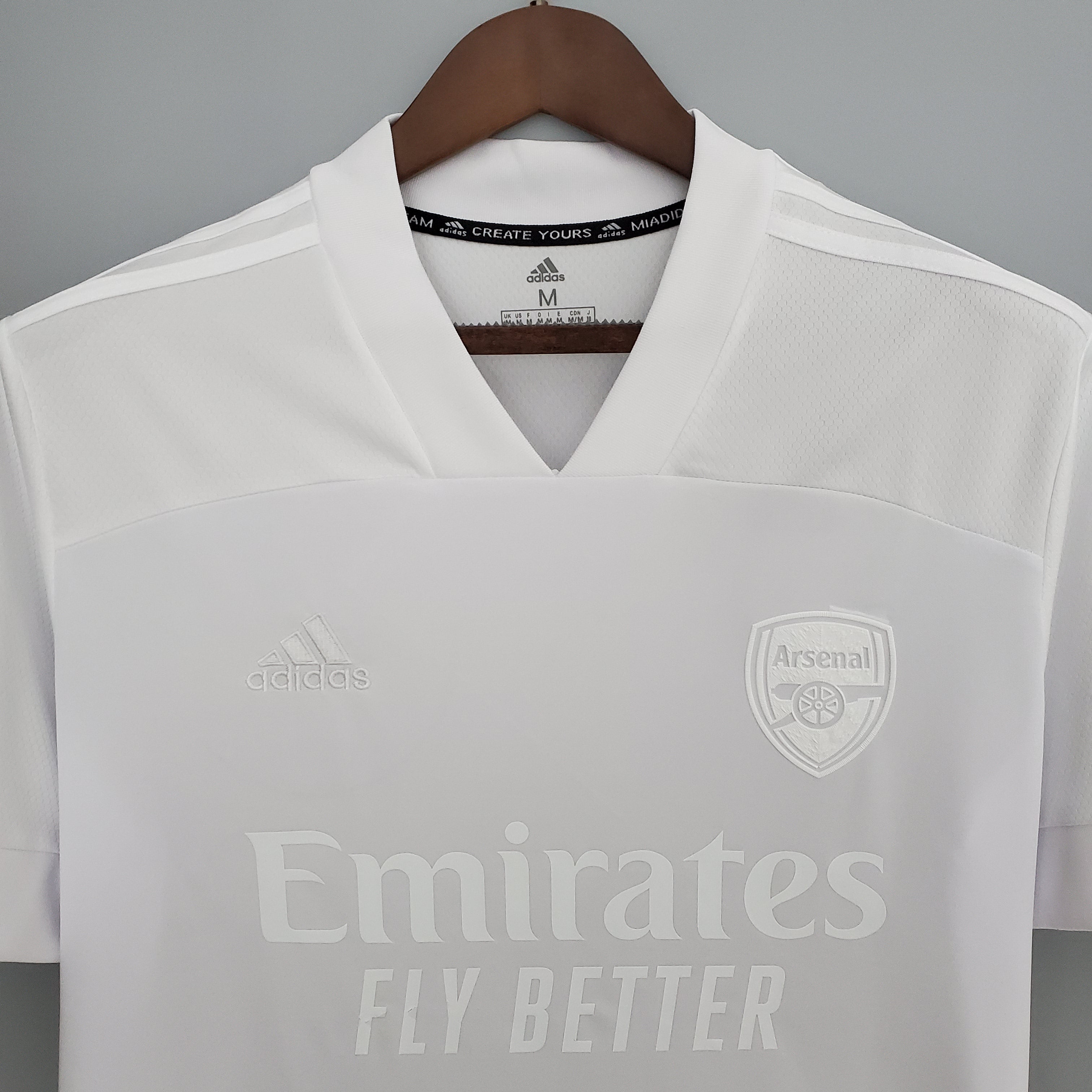 Arsenal All White Jersey Seizoen 21/22 