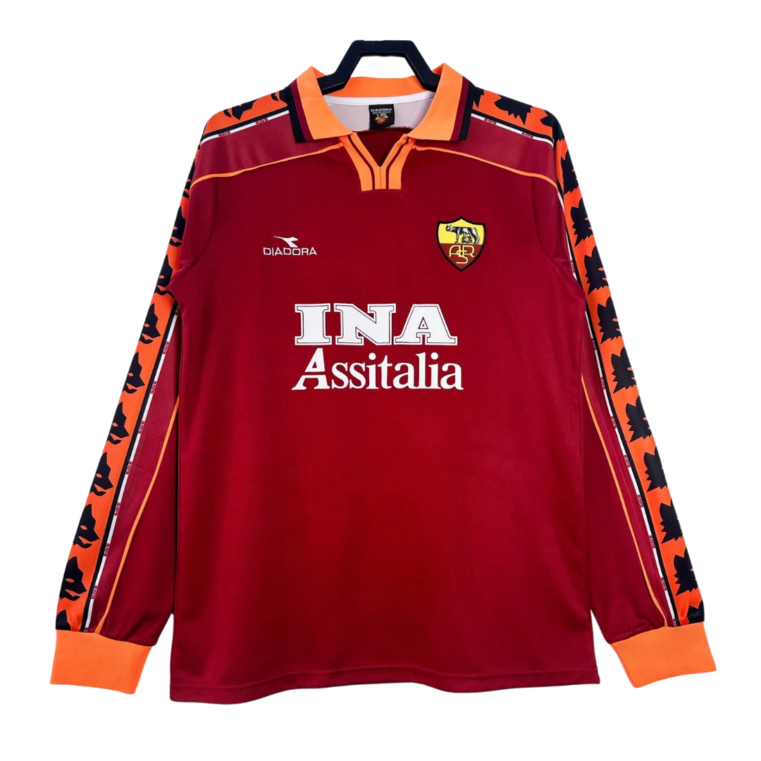 AS Rom Langarm-Heimtrikot – 1998-99