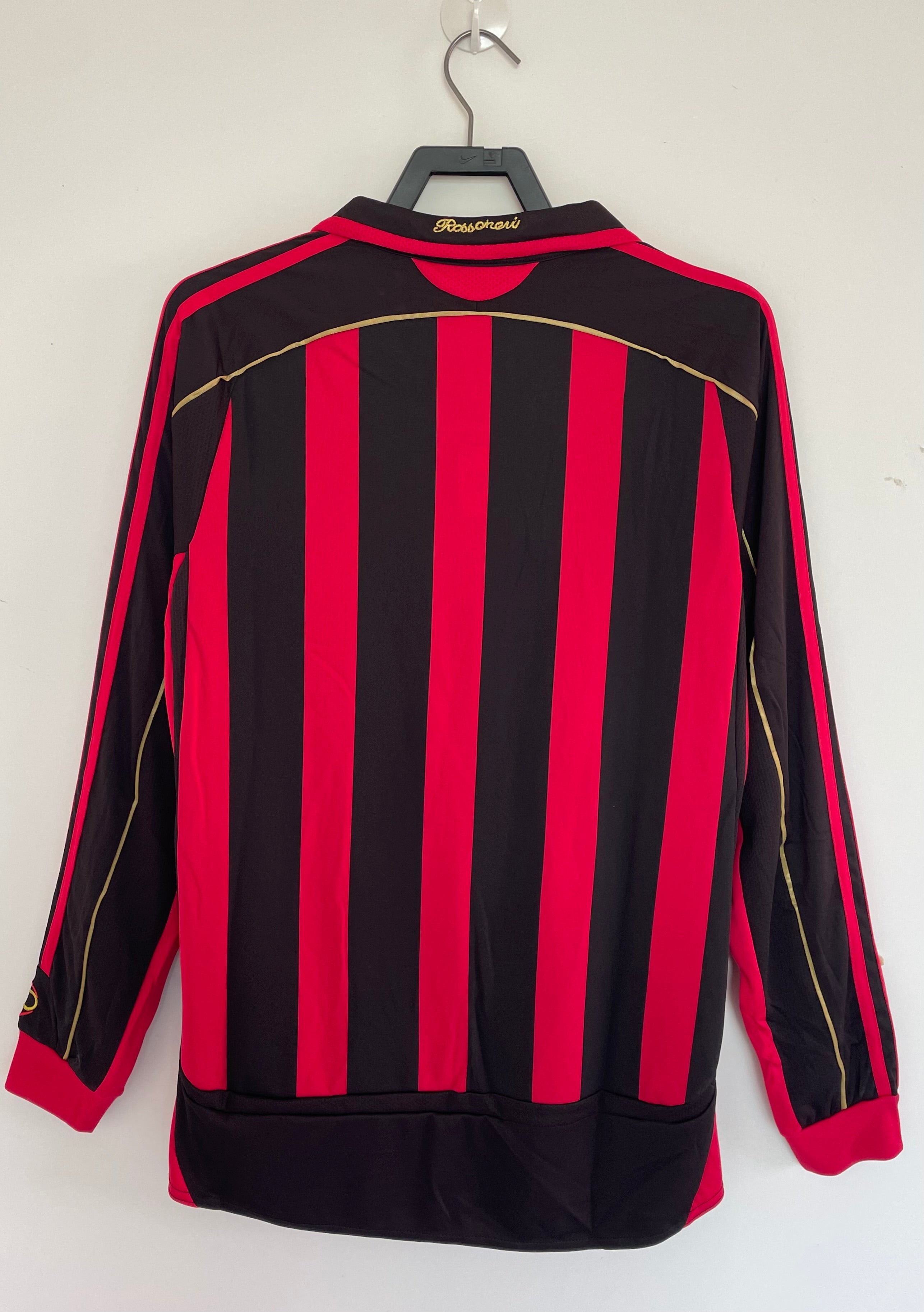 AC Milan Long Sleeve Home Shirt - 2007-08