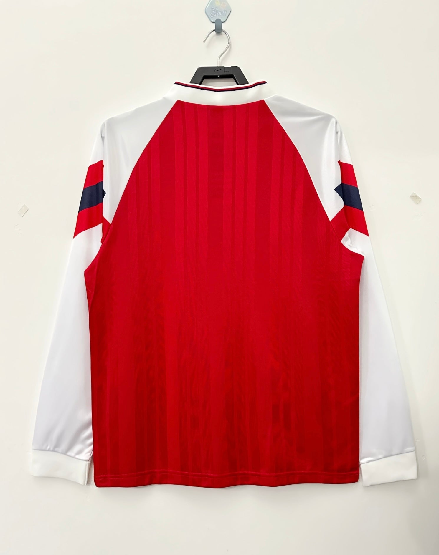 Arsenal Long Sleeve Home Shirt - 1992-94