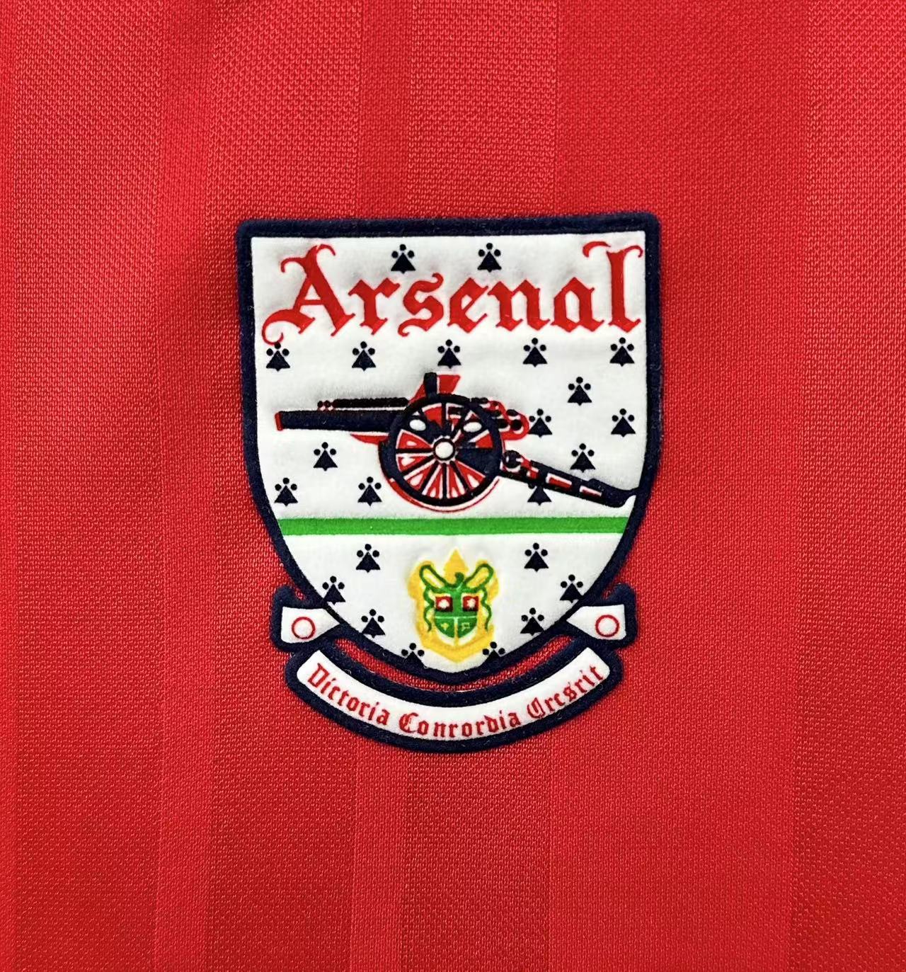 Arsenal Long Sleeve Home Shirt - 1992-94