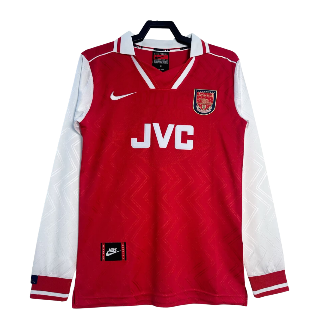 Arsenal Long Sleeve Home Shirt - 1996-97