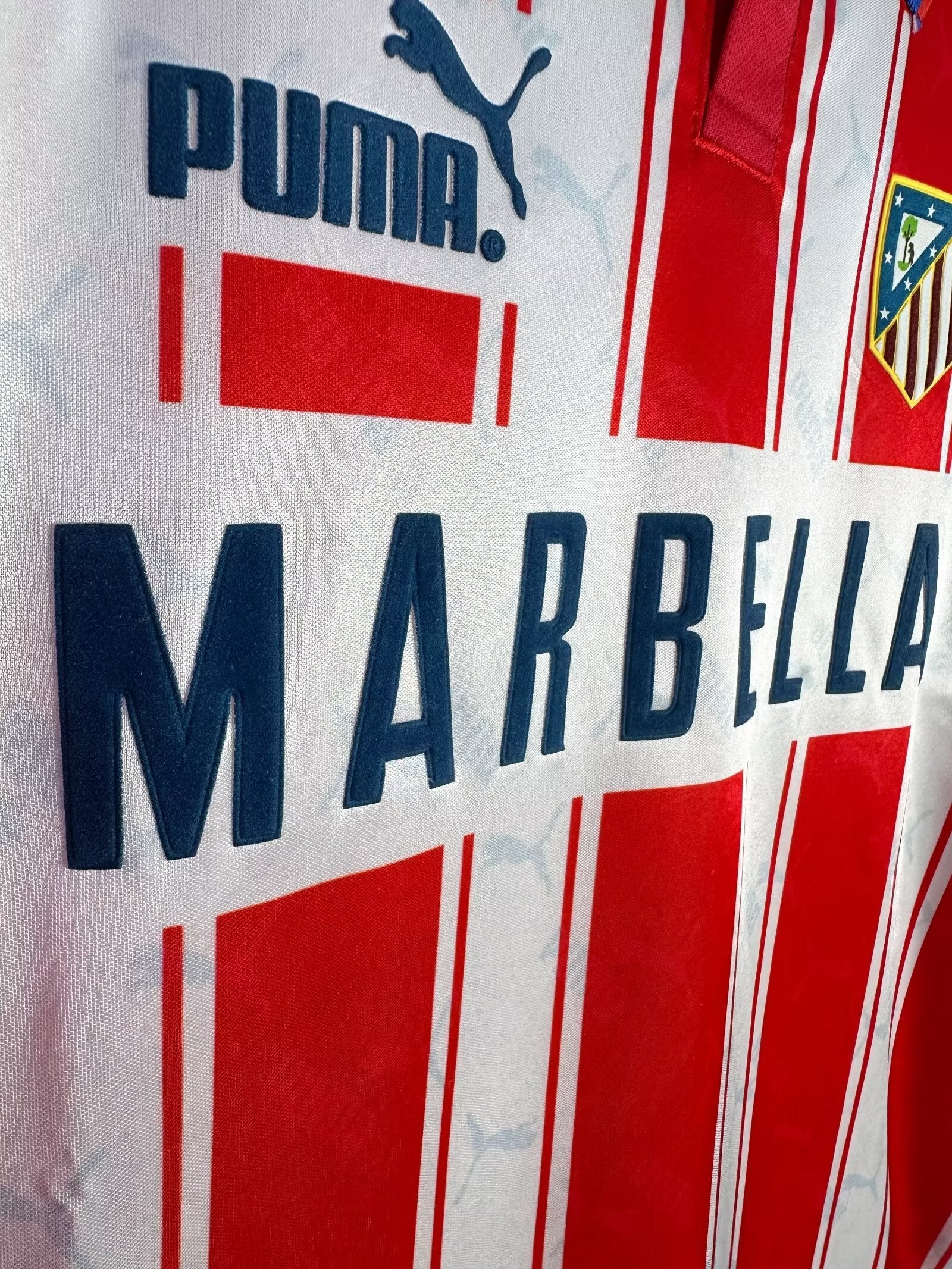 Athletico Madrid Long Sleeve Home Shirt - 1994-95