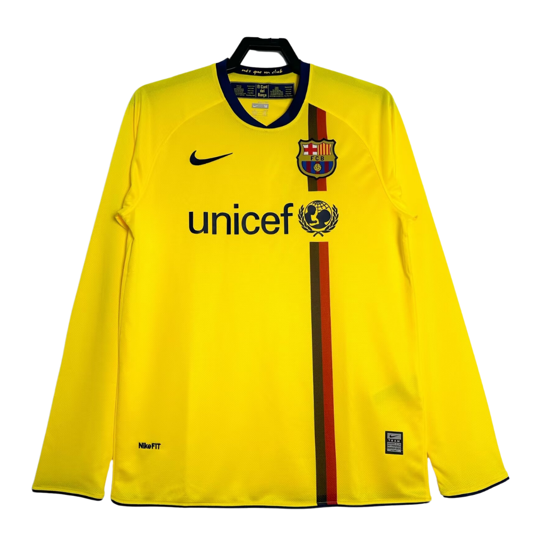 Barcelona Long Sleeve Away Shirt - 2008-09