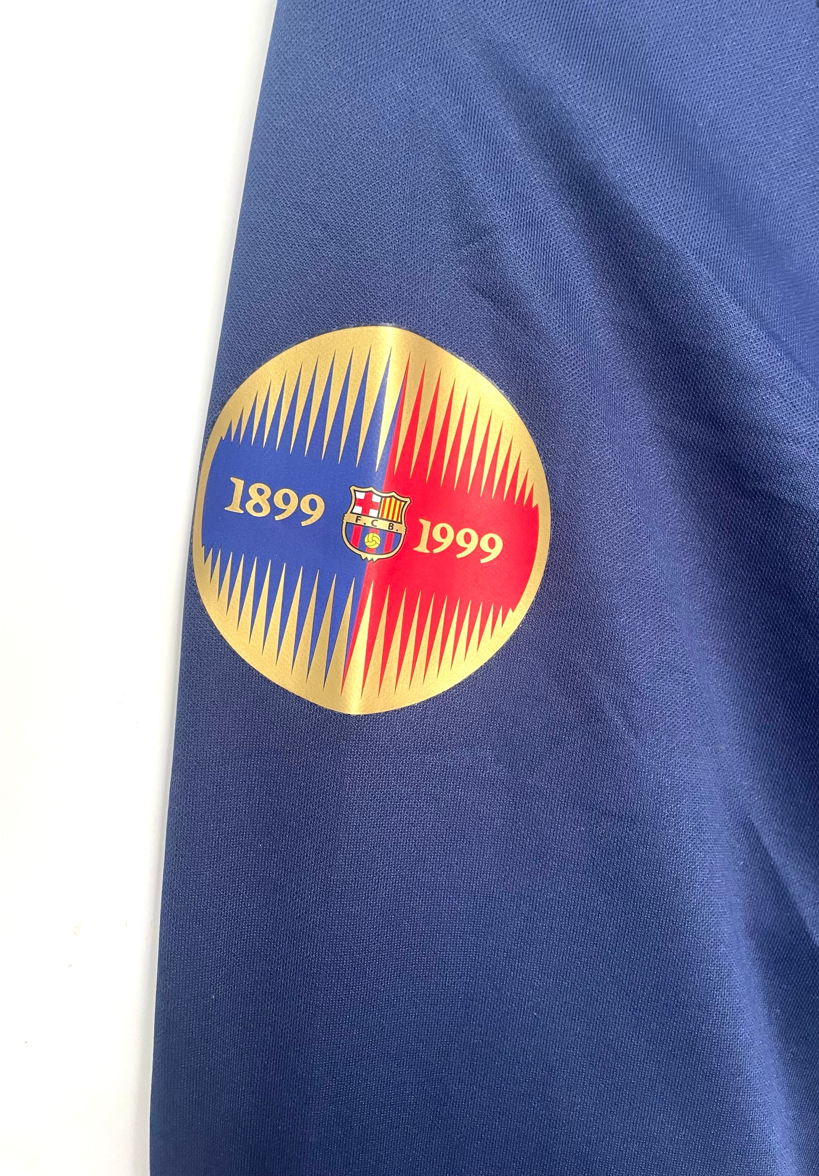 Barcelona thuisshirt met lange mouwen - 100-jarig jubileum (1999)