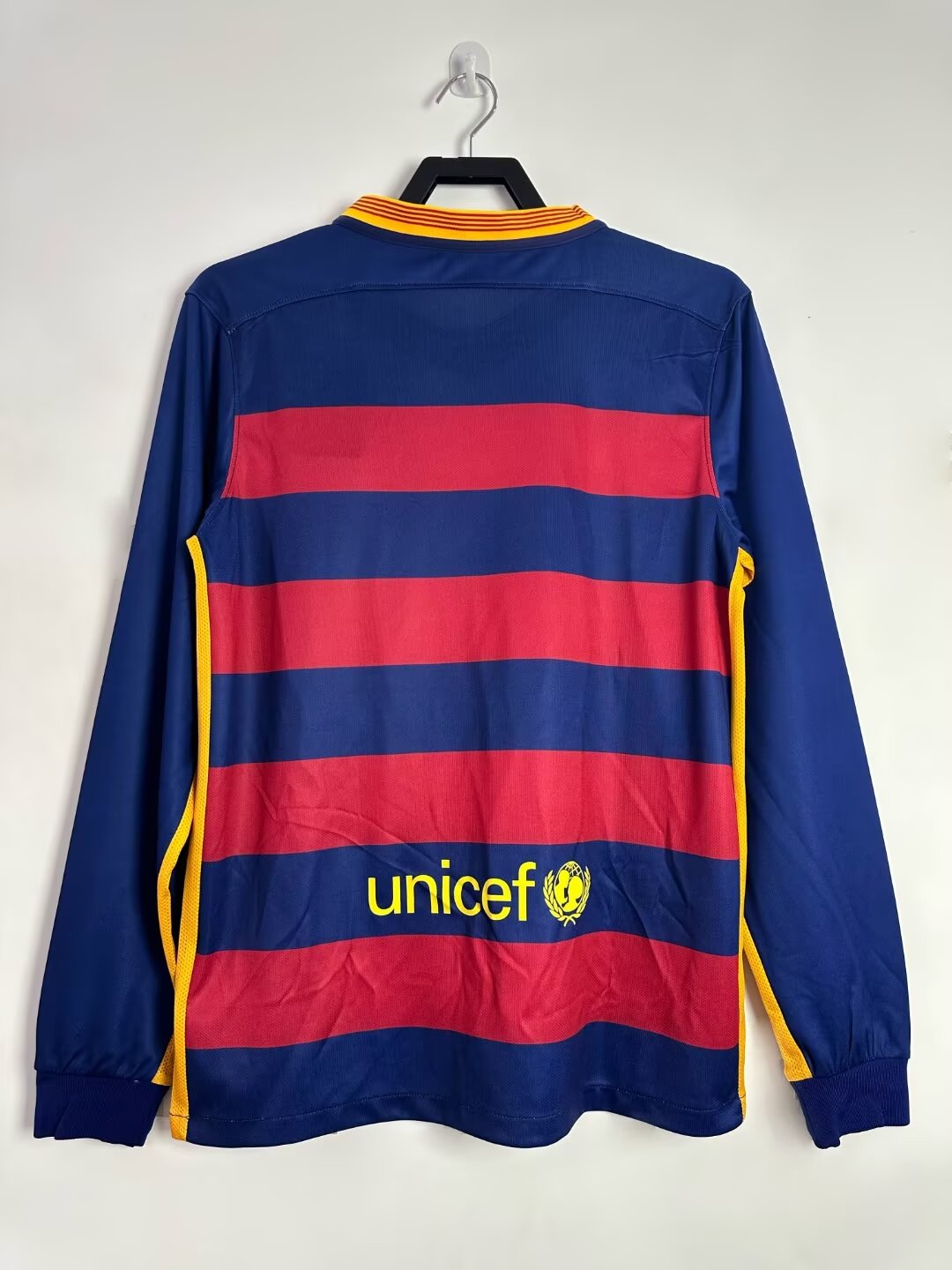 Barcelona Long Sleeve Home Shirt - 2015-16