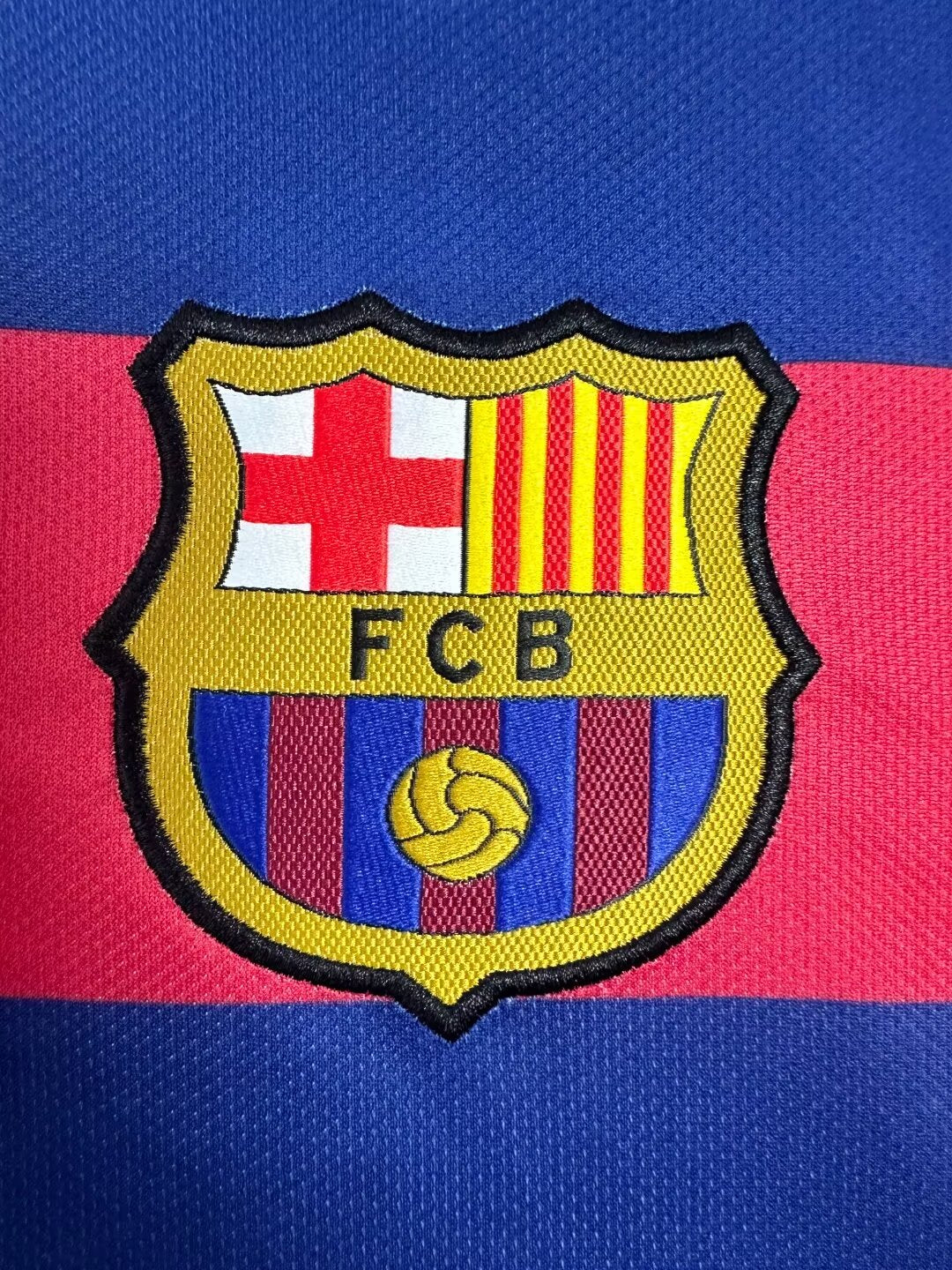 Barcelona Long Sleeve Home Shirt - 2015-16