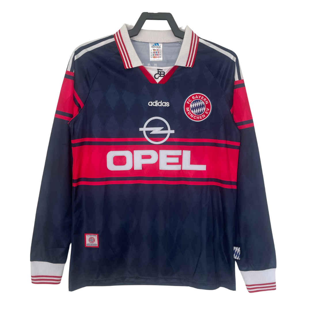 Bayern München Long Sleeve Away Shirt - 1997-99