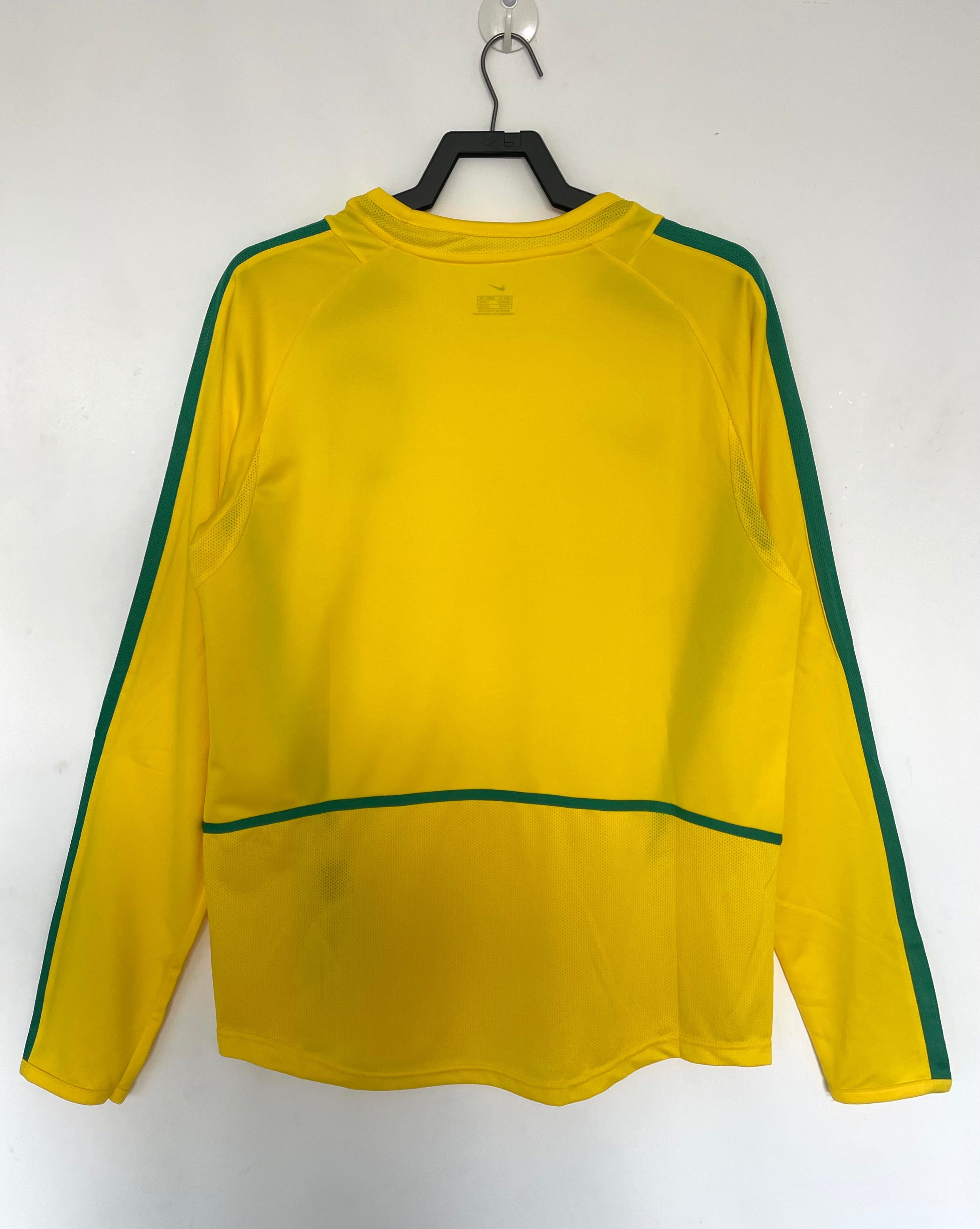 Brazil Long Sleeve Home Shirt - 2002