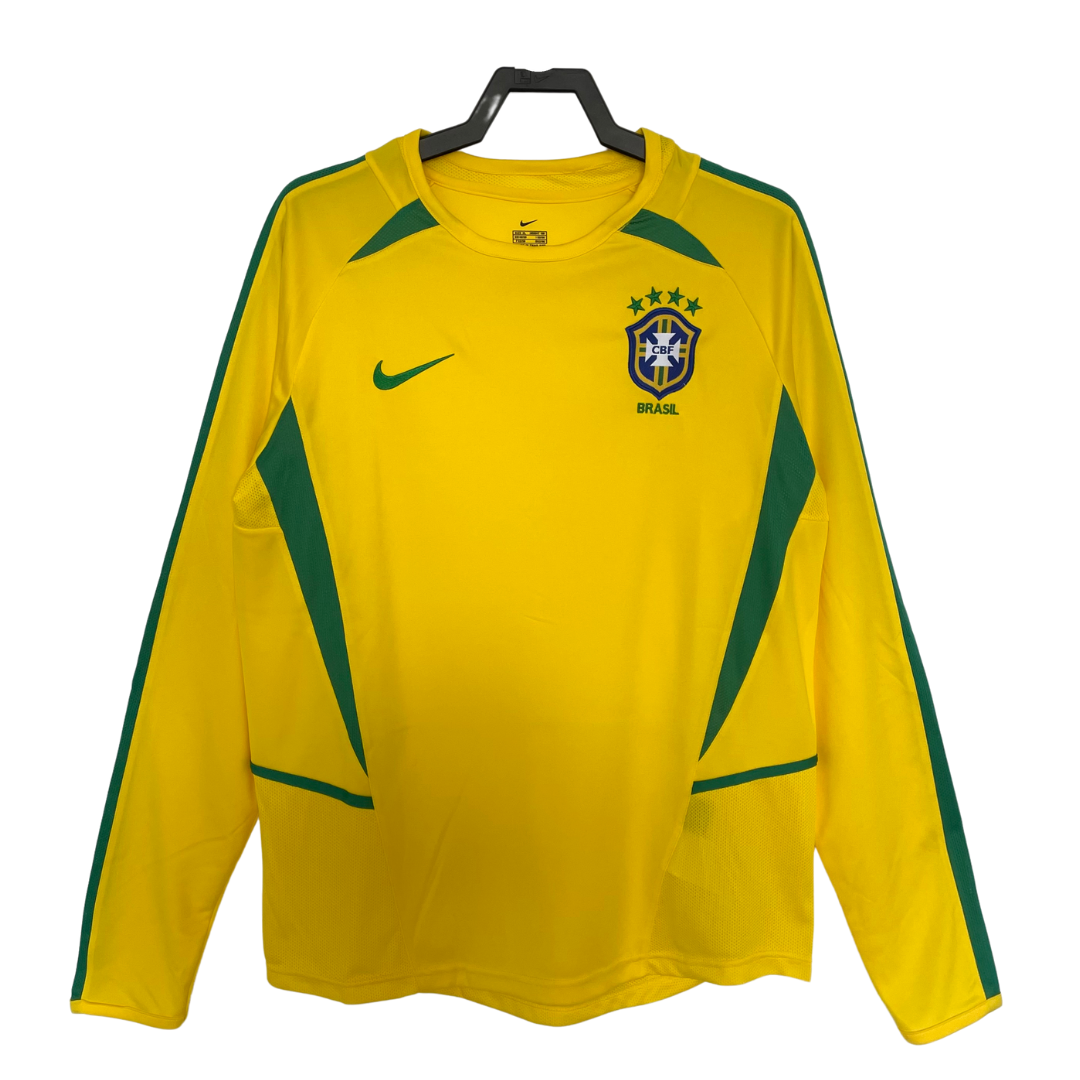 Brazil Long Sleeve Home Shirt - 2002