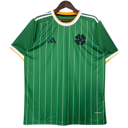 Celtic 24-25 Special Edition Jersey featuring the iconic Celtic crest, distinctive design elements that honor the club’s history, and premium fabric for fan comfort