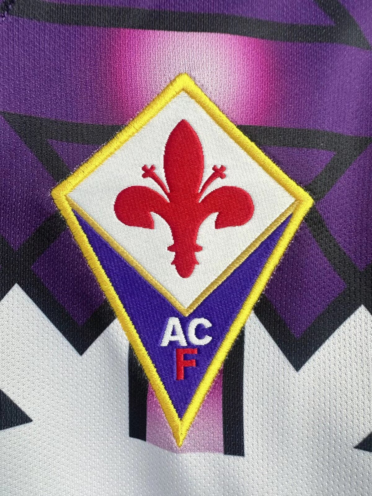 Fiorentina Lange Mouw Uitshirt - 1992-93