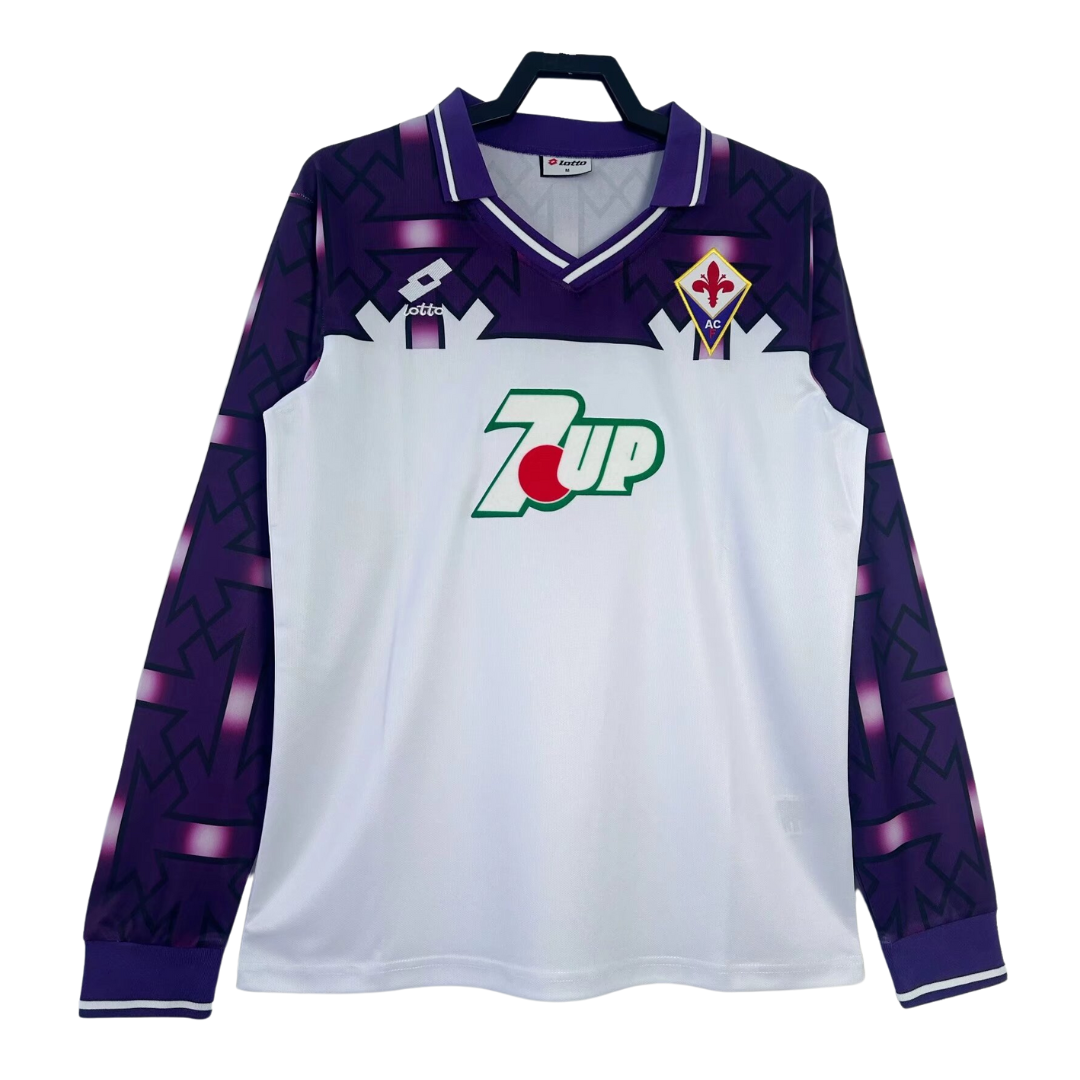 Fiorentina Long Sleeve Away Shirt - 1992-93