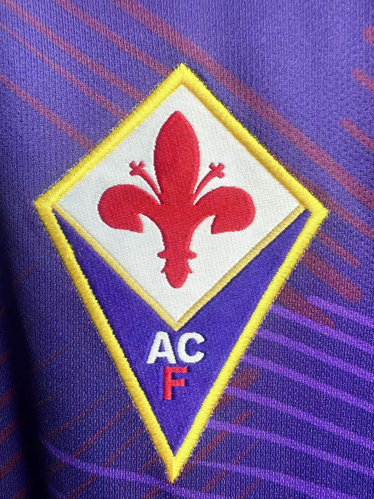 Fiorentina Long Sleeve Home Shirt - 1992-93