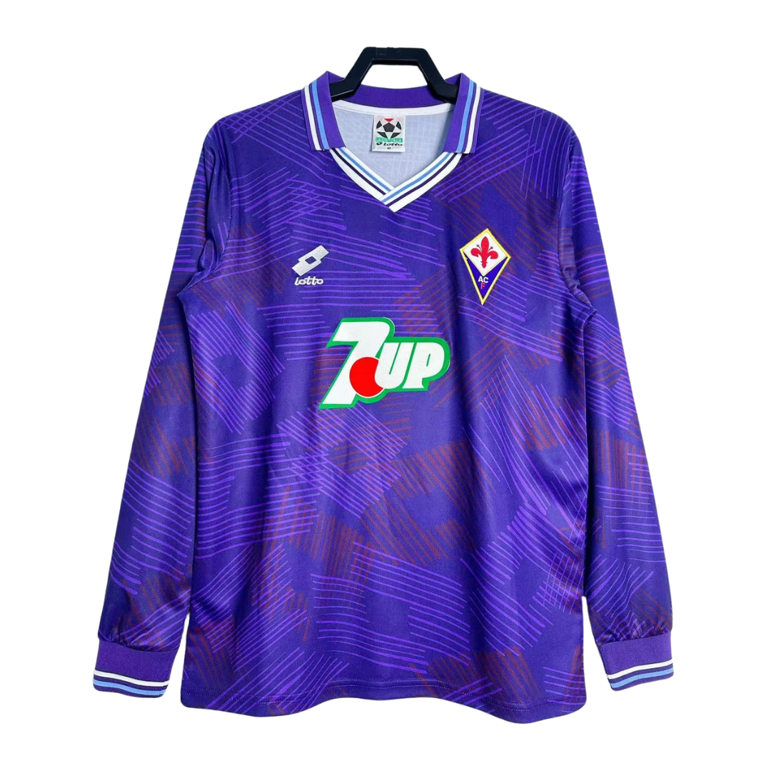 Fiorentina Lange Mouw Thuisshirt - 1992-93