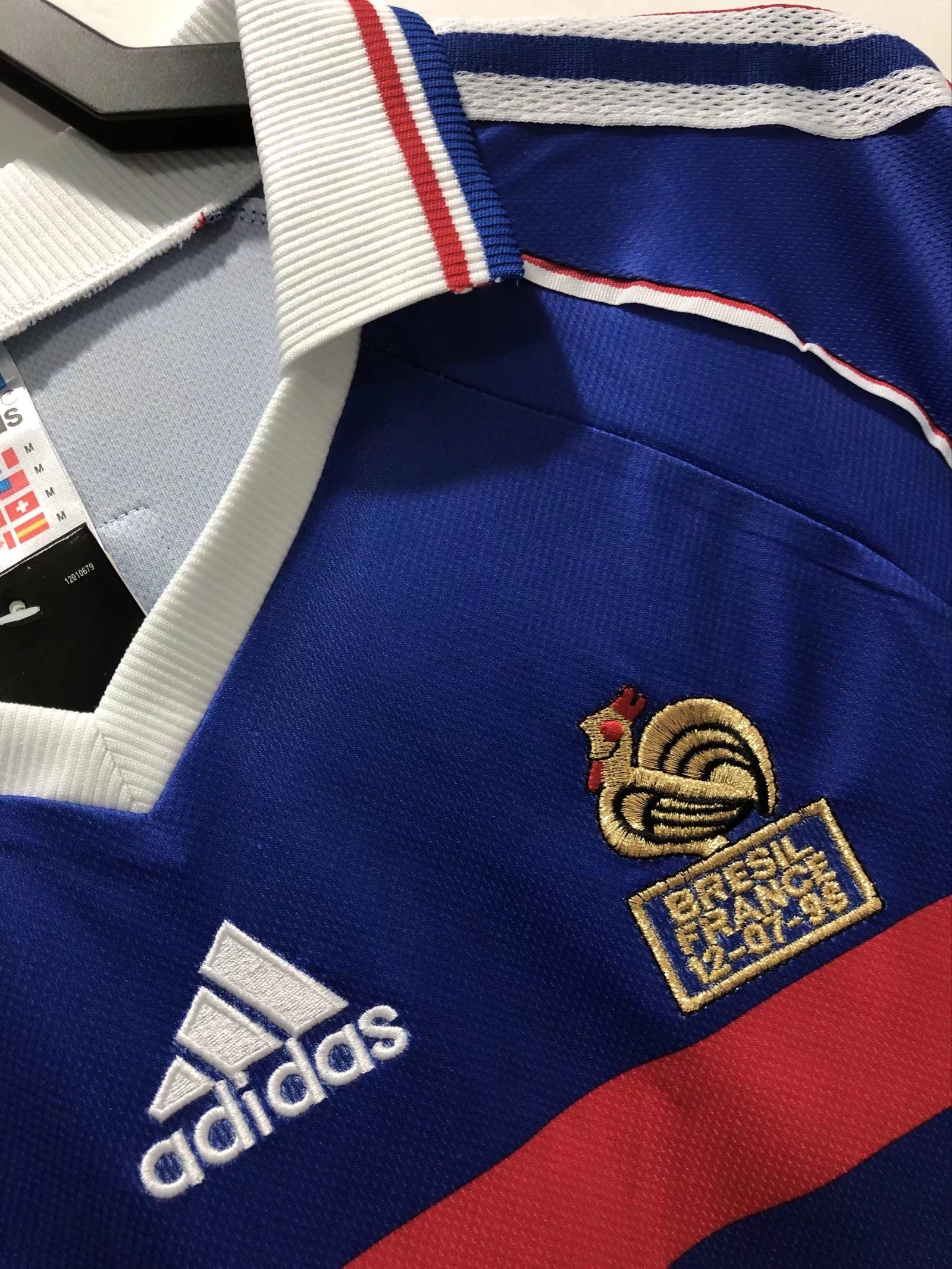 France Long Sleeve Home Shirt - 1998