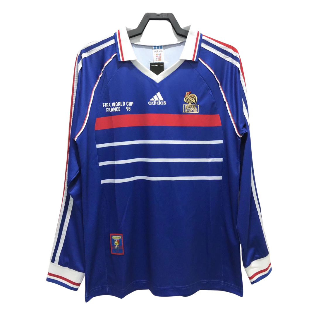 France Long Sleeve Home Shirt - 1998