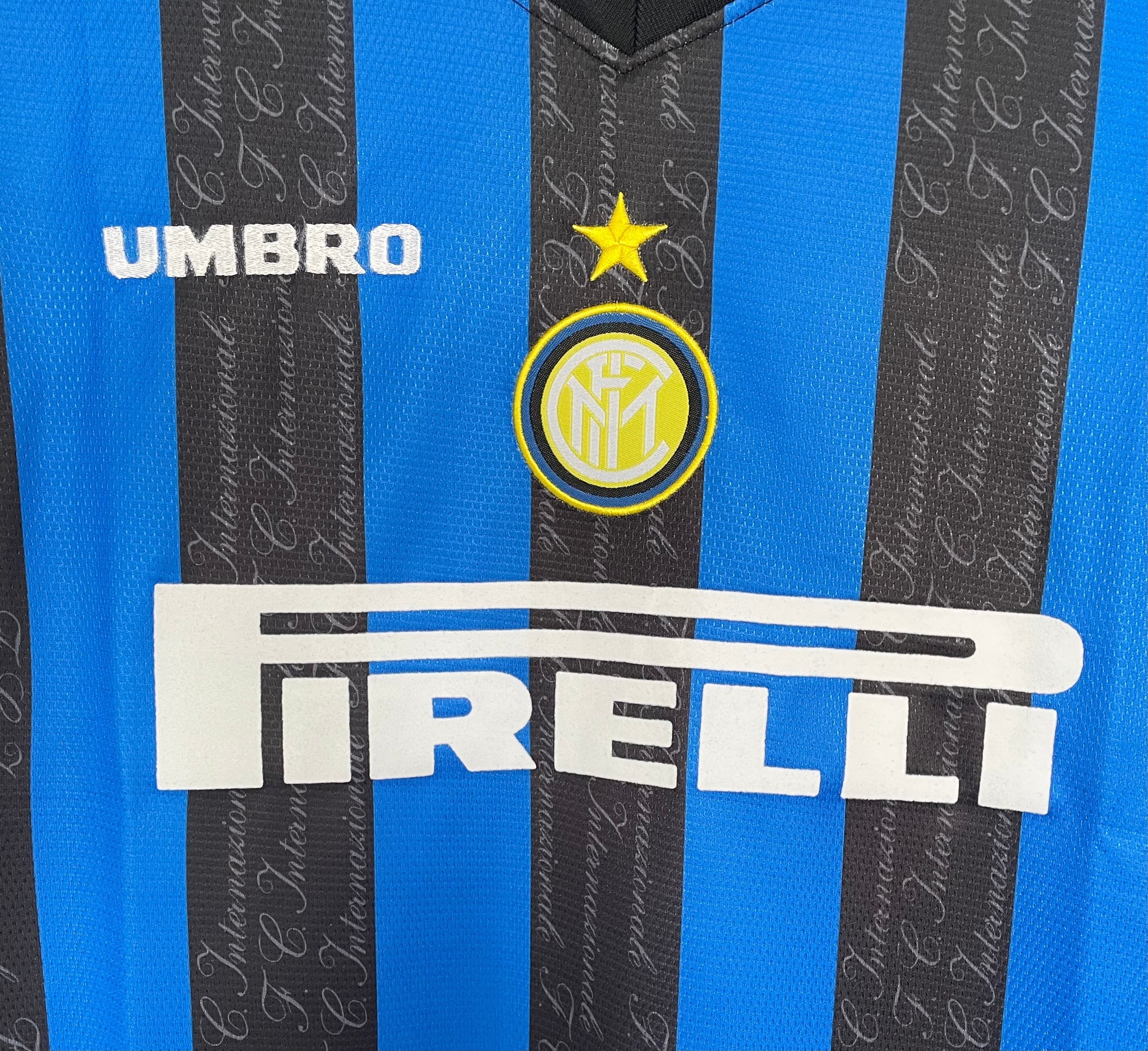 Inter Milan thuisshirt met lange mouwen - 1997-98