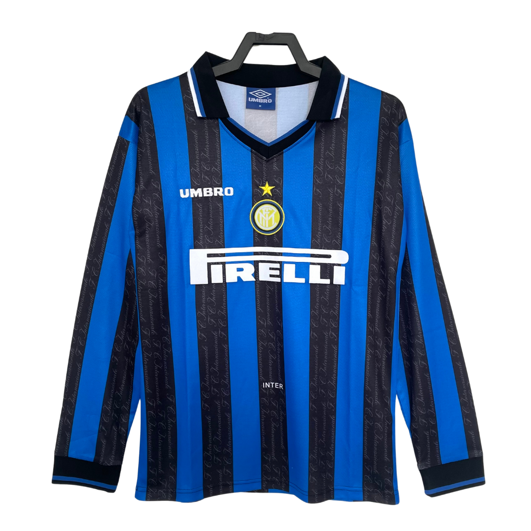 Inter Milan thuisshirt met lange mouwen - 1997-98