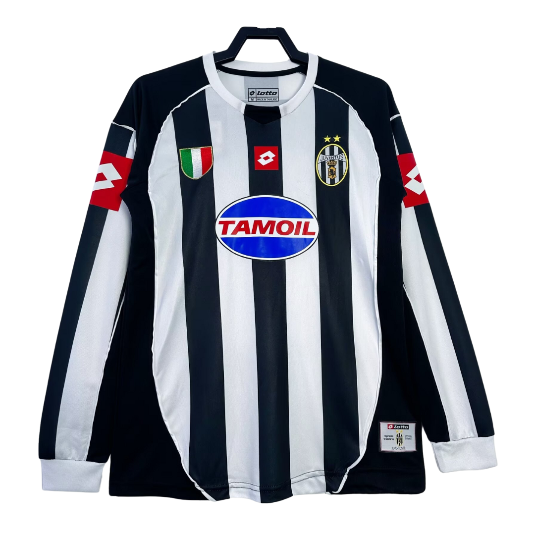 Juventus Long Sleeve Home Shirt - 2002-03