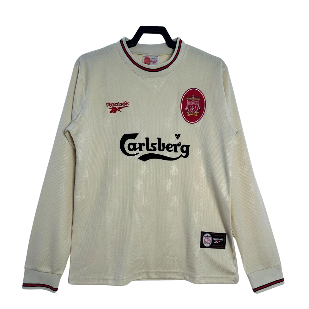 Liverpool Uitshirt met Lange Mouwen - 1996-97