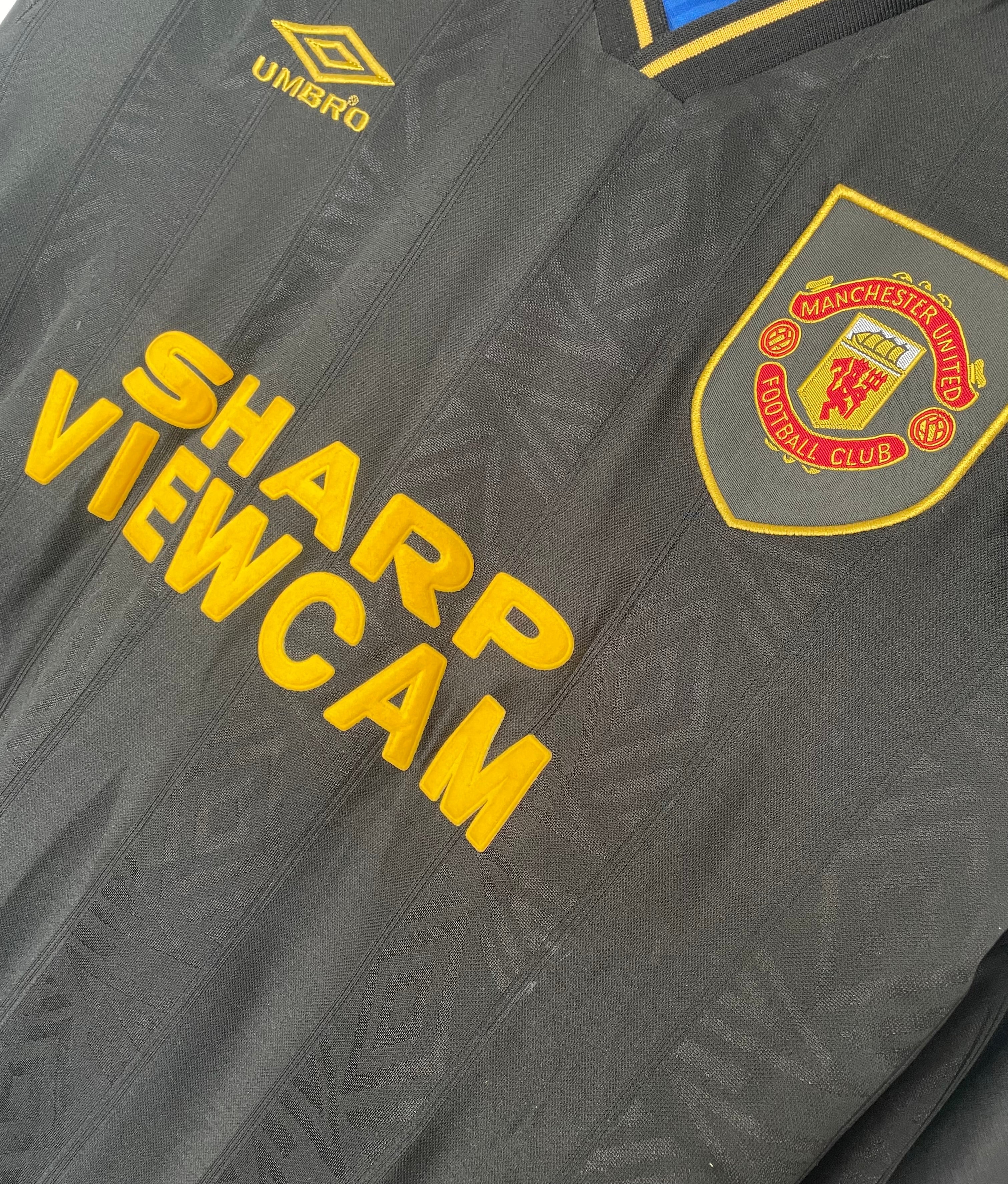 Manchester United Uitshirt met Lange Mouwen - 1993-94