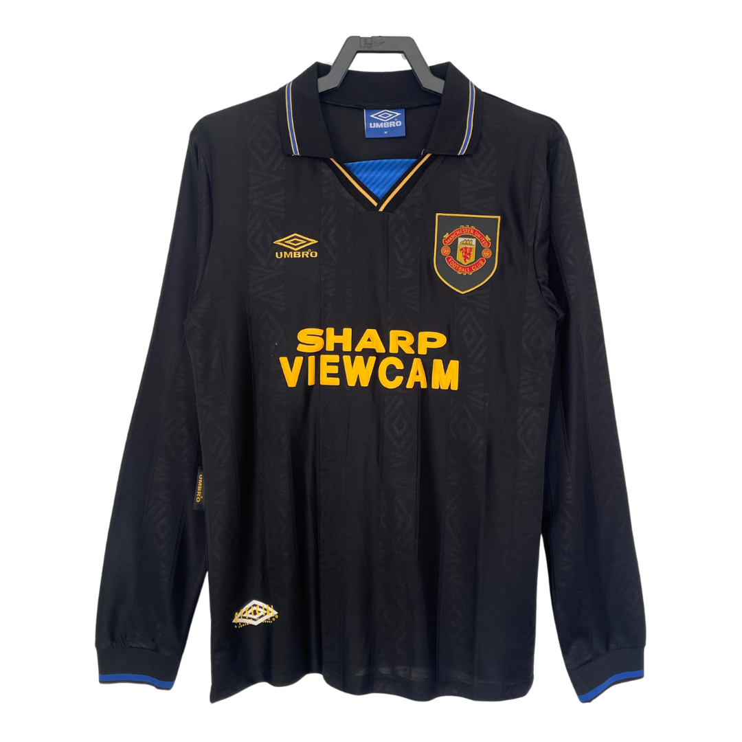 Manchester United Uitshirt met Lange Mouwen - 1993-94