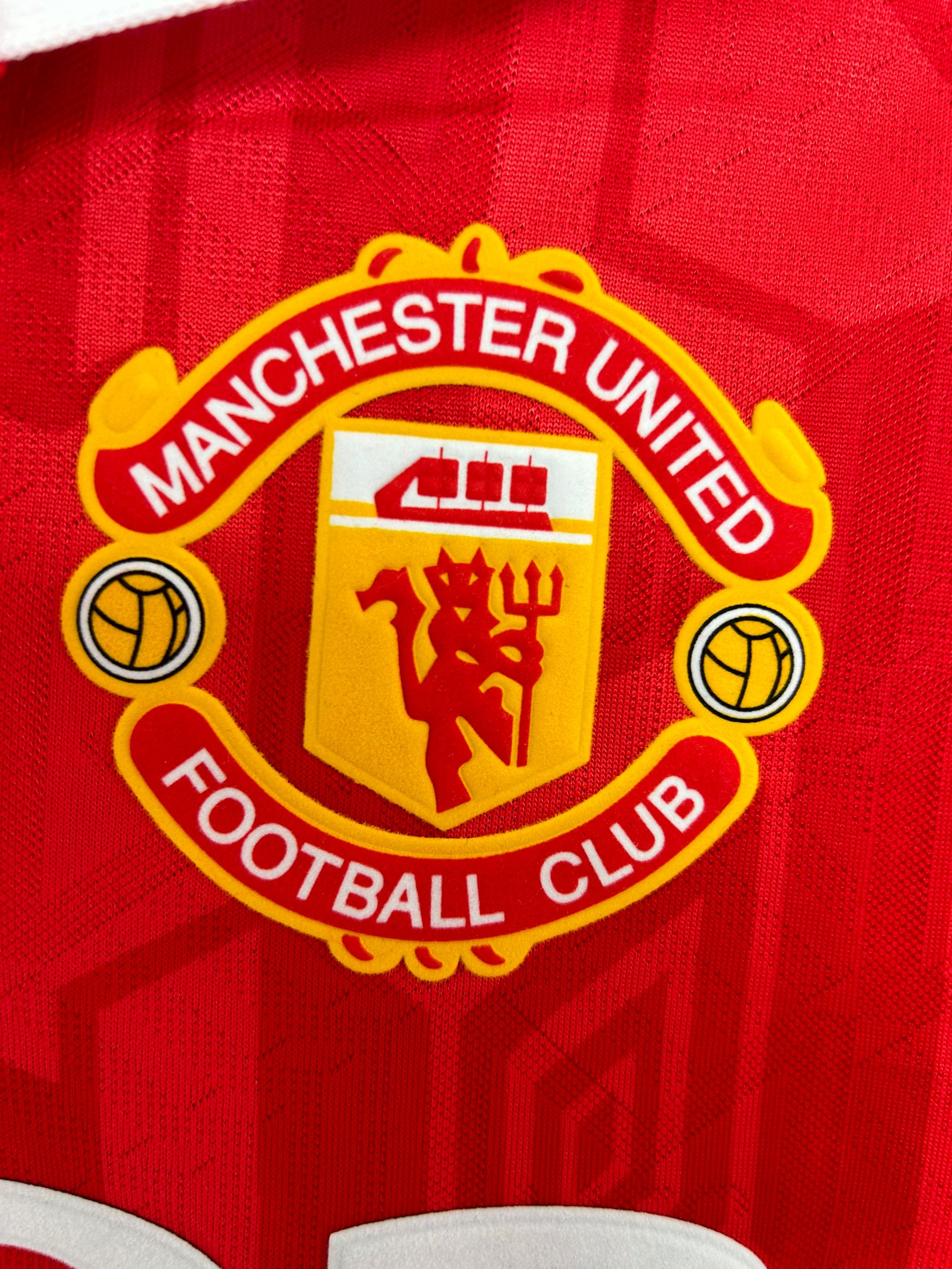 Langärmliges Heimtrikot von Manchester United – 1992–94