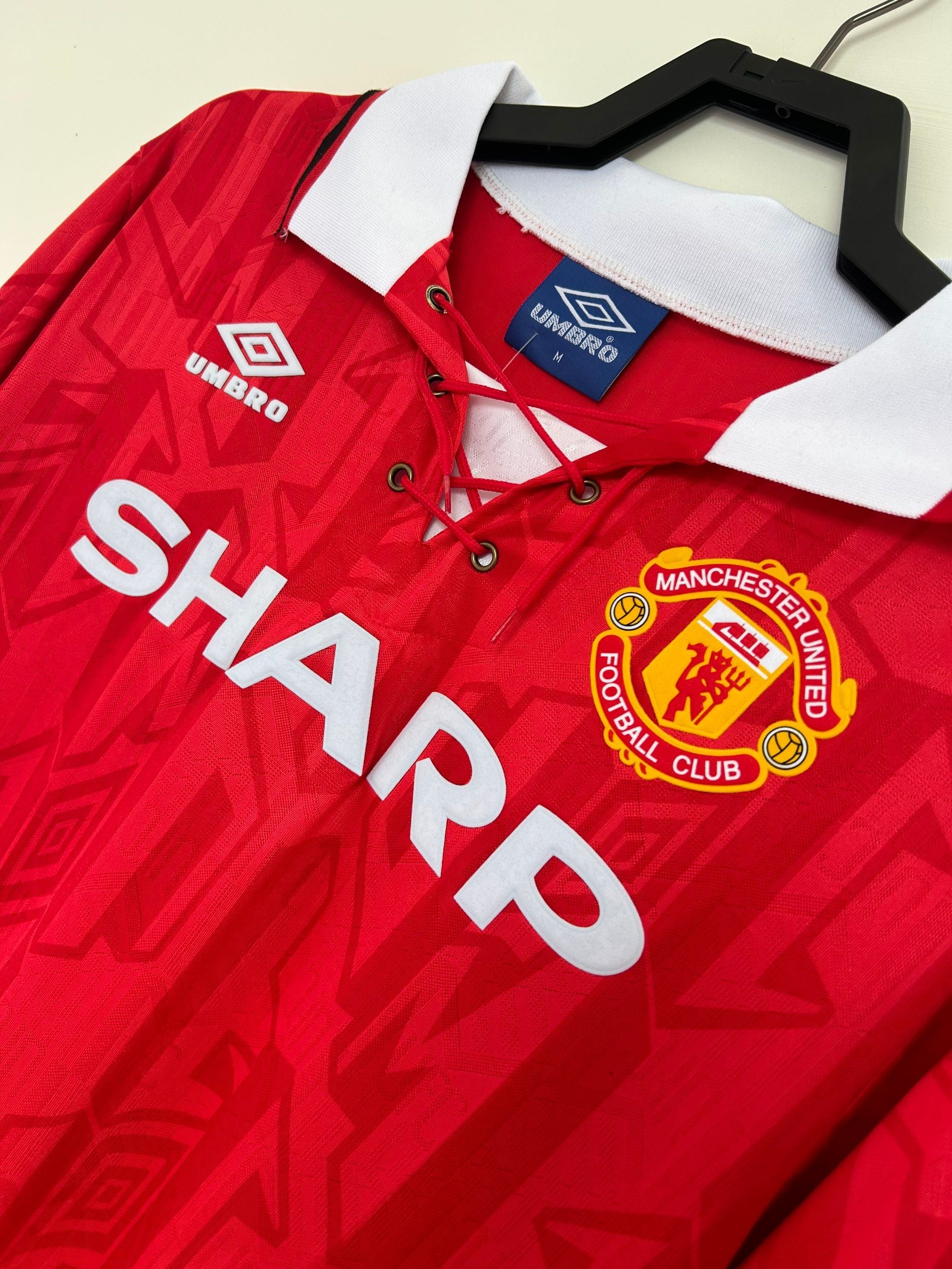 Manchester United Long Sleeve Home Shirt - 1992-94