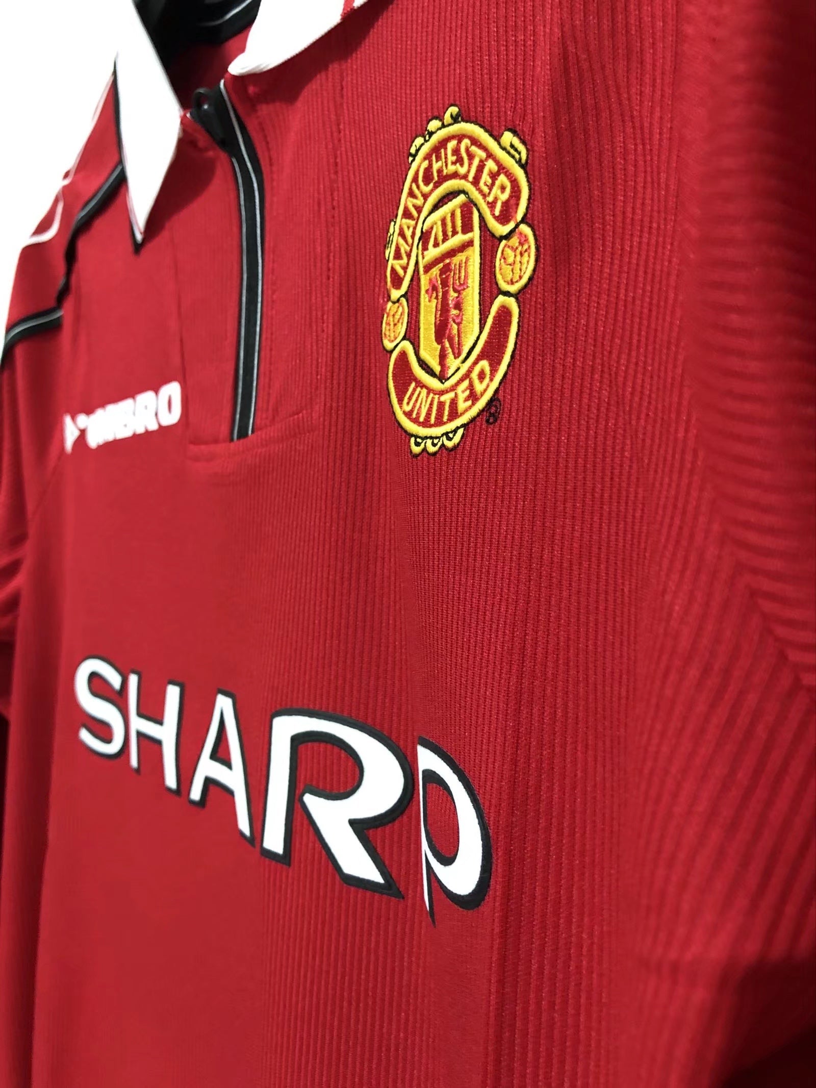 Manchester United thuisshirt met lange mouwen - 1998-99