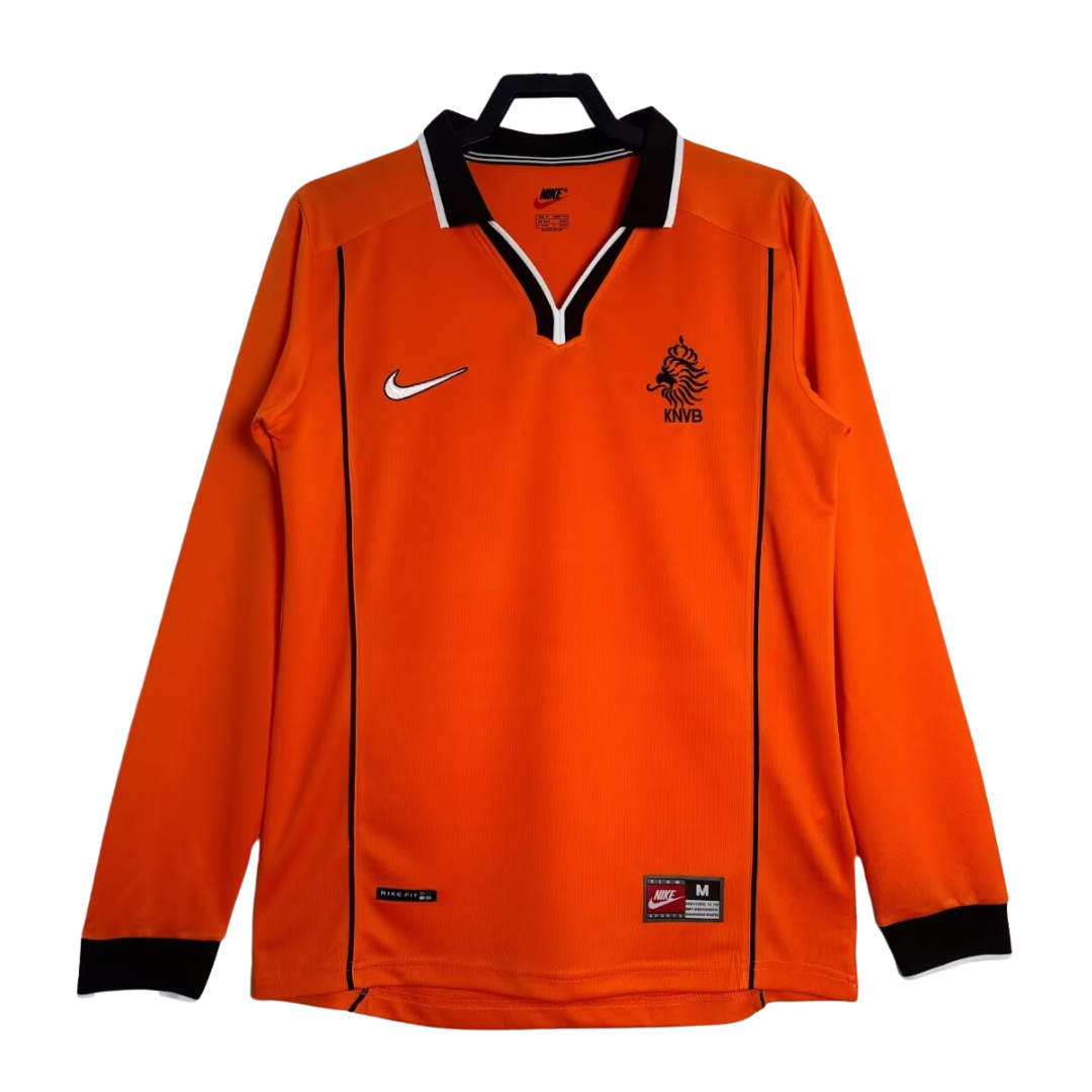 Netherlands Long Sleeve Home Shirt - 1998