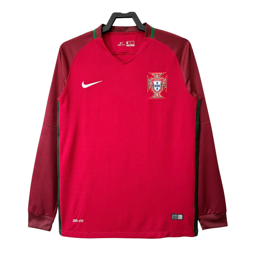 Portugal Long Sleeve Home Shirt - 2016