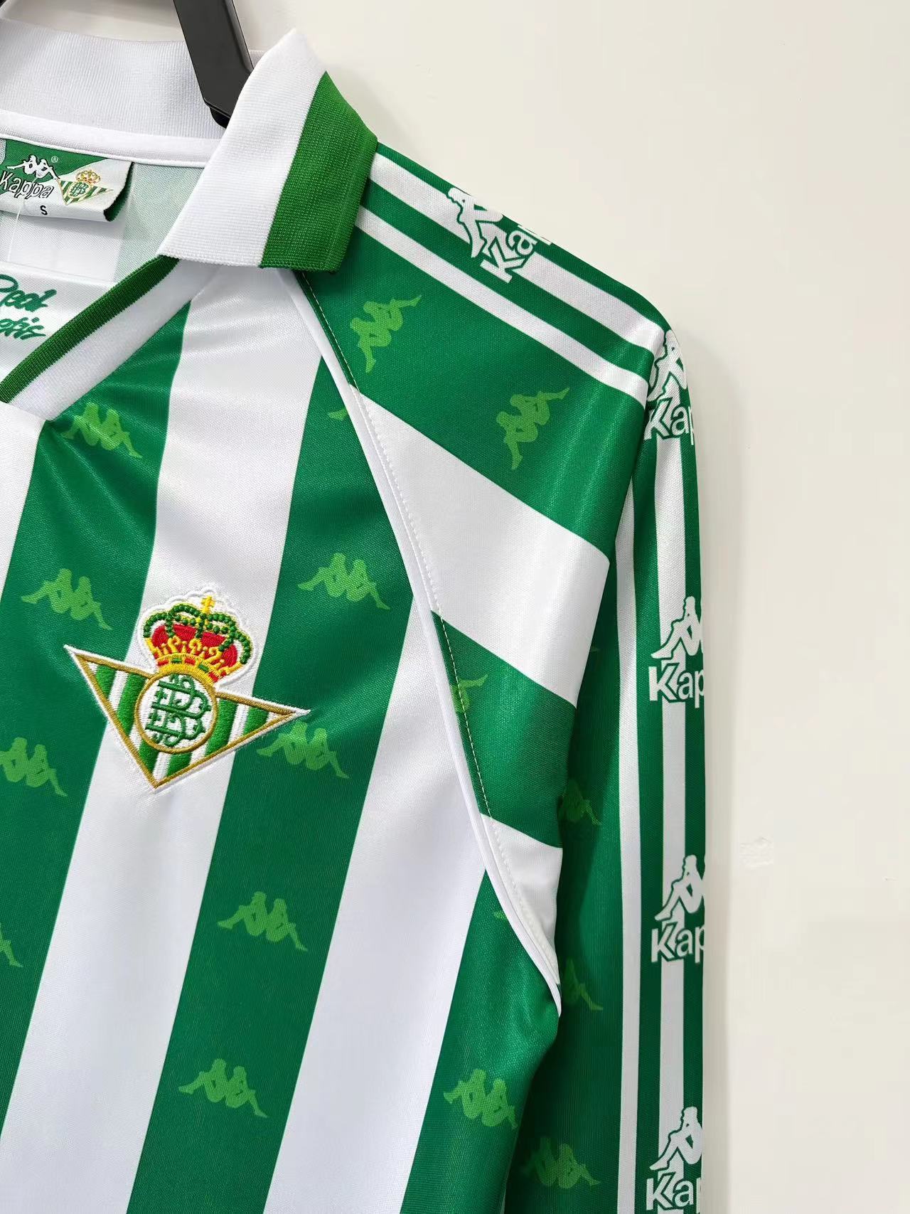 Real Betis Long Sleeve Home Shirt - 1995-97