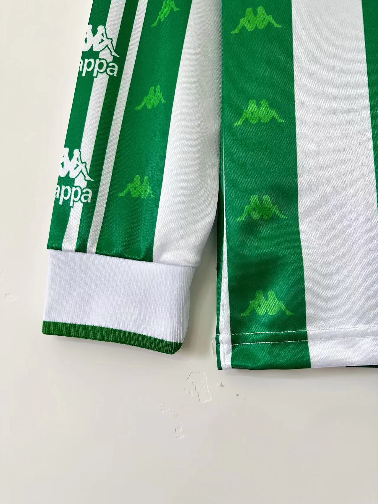 Real Betis Long Sleeve Home Shirt - 1995-97