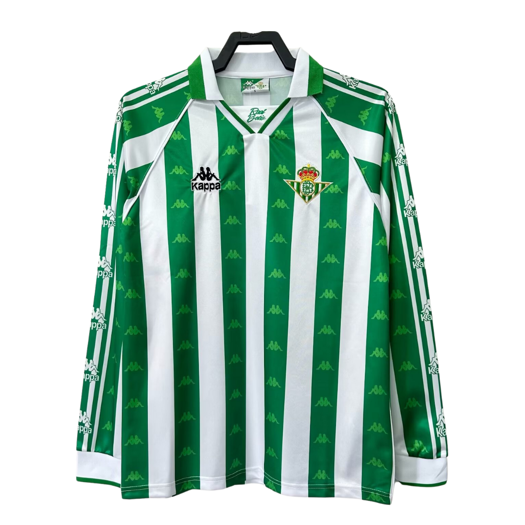 Real Betis Long Sleeve Home Shirt - 1995-97