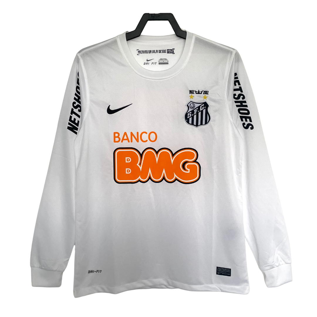 Santos FC Long Sleeve Home Shirt - 100 Years - 2012-13