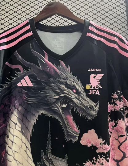 Japanisches Pink Dragon Fußballtrikot – Sonderedition