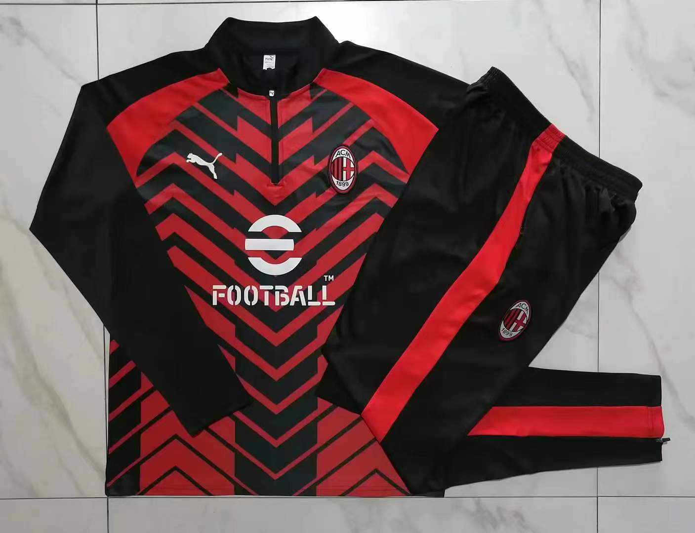 AC Milan 23-24 | Black &amp; Red | Tracksuit