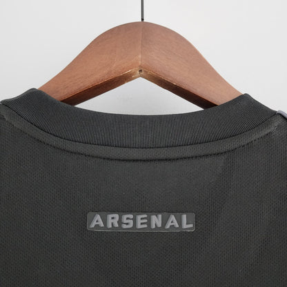 ARSENAL ALL BLACK T-SHIRT 22/23 (training vóór de wedstrijd) 