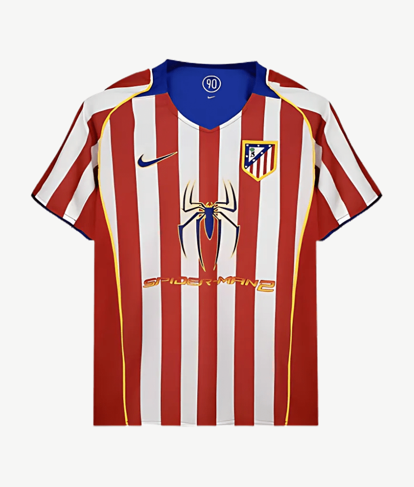 ATLETICO MADRID 2004/05 HOME RETRO SHIRT