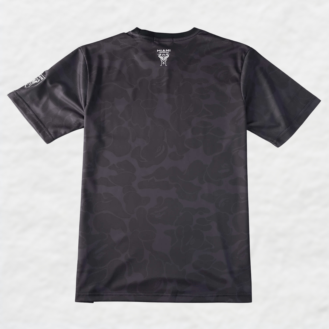 BAPE X INTER MIAMI 2023/24 SCHWARZES CAMOUFLAGE-TRIKOT