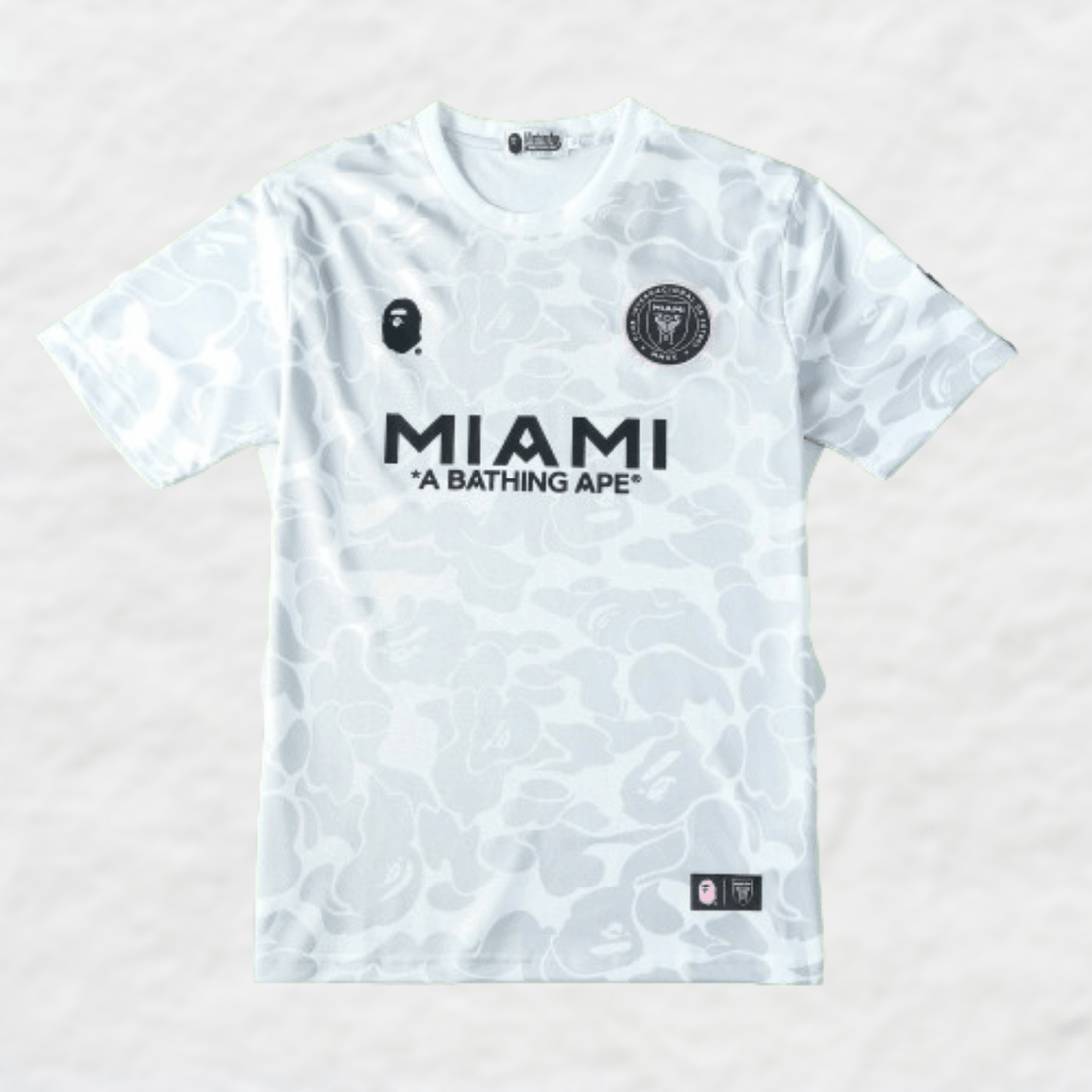 BAPE X INTER MIAMI 2023/24 WEISSES TARN-TRIKOT