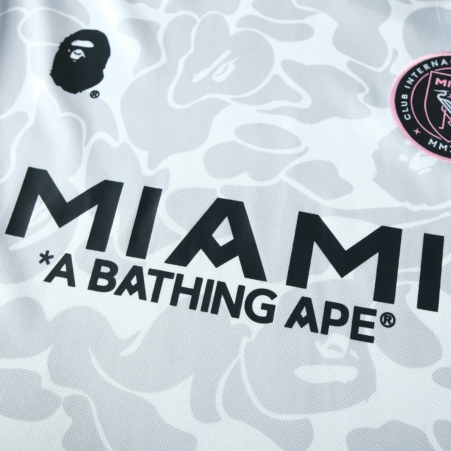 BAPE X INTER MIAMI 2023/24 WIT CAMO SHIRT