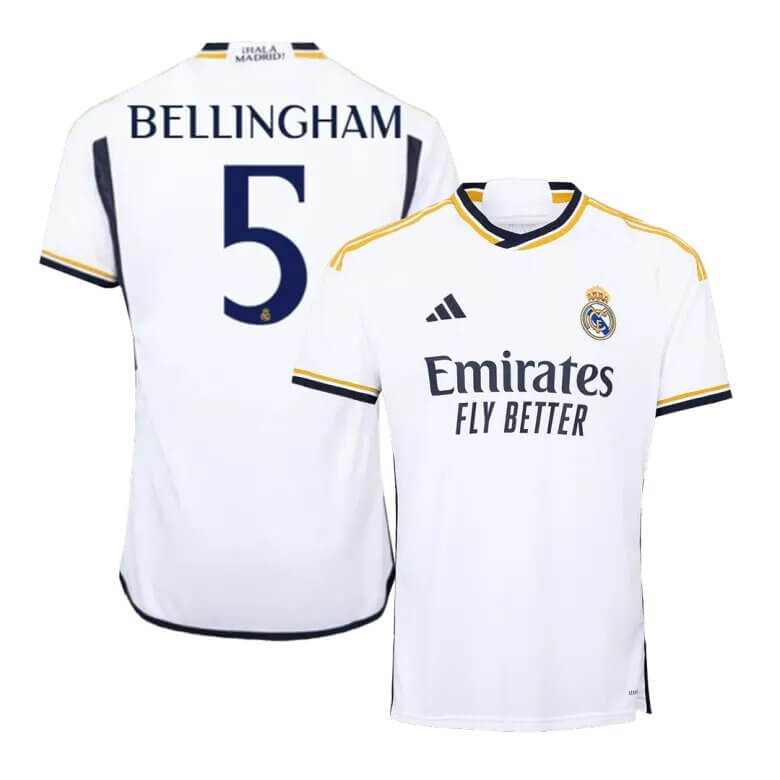 BELLINGHAM 5 Real Madrid Thuisshirt 2023/24