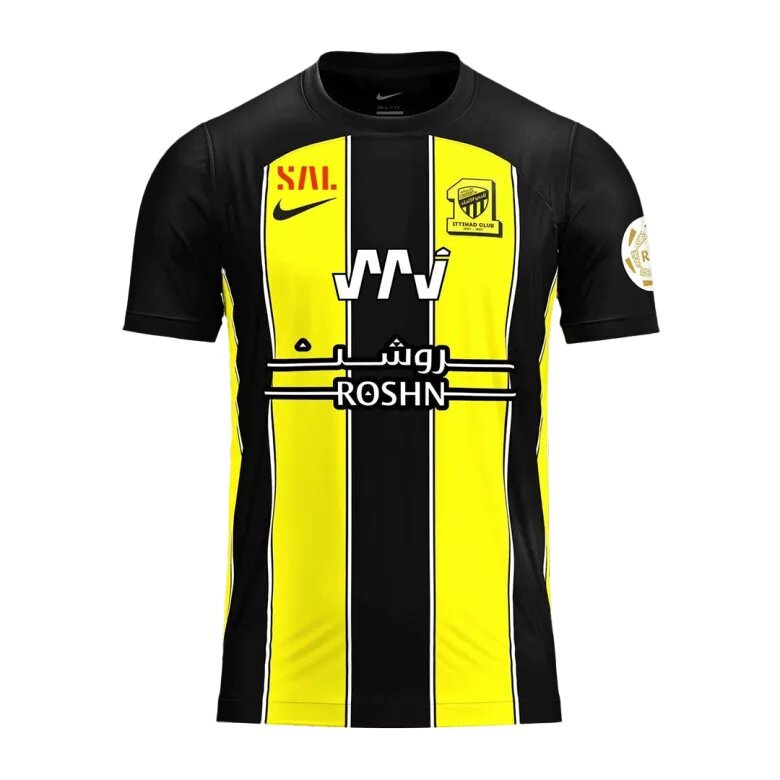 BENZEMA 9 Al Ittihad Saudi Home Soccer Jersey 2023/24