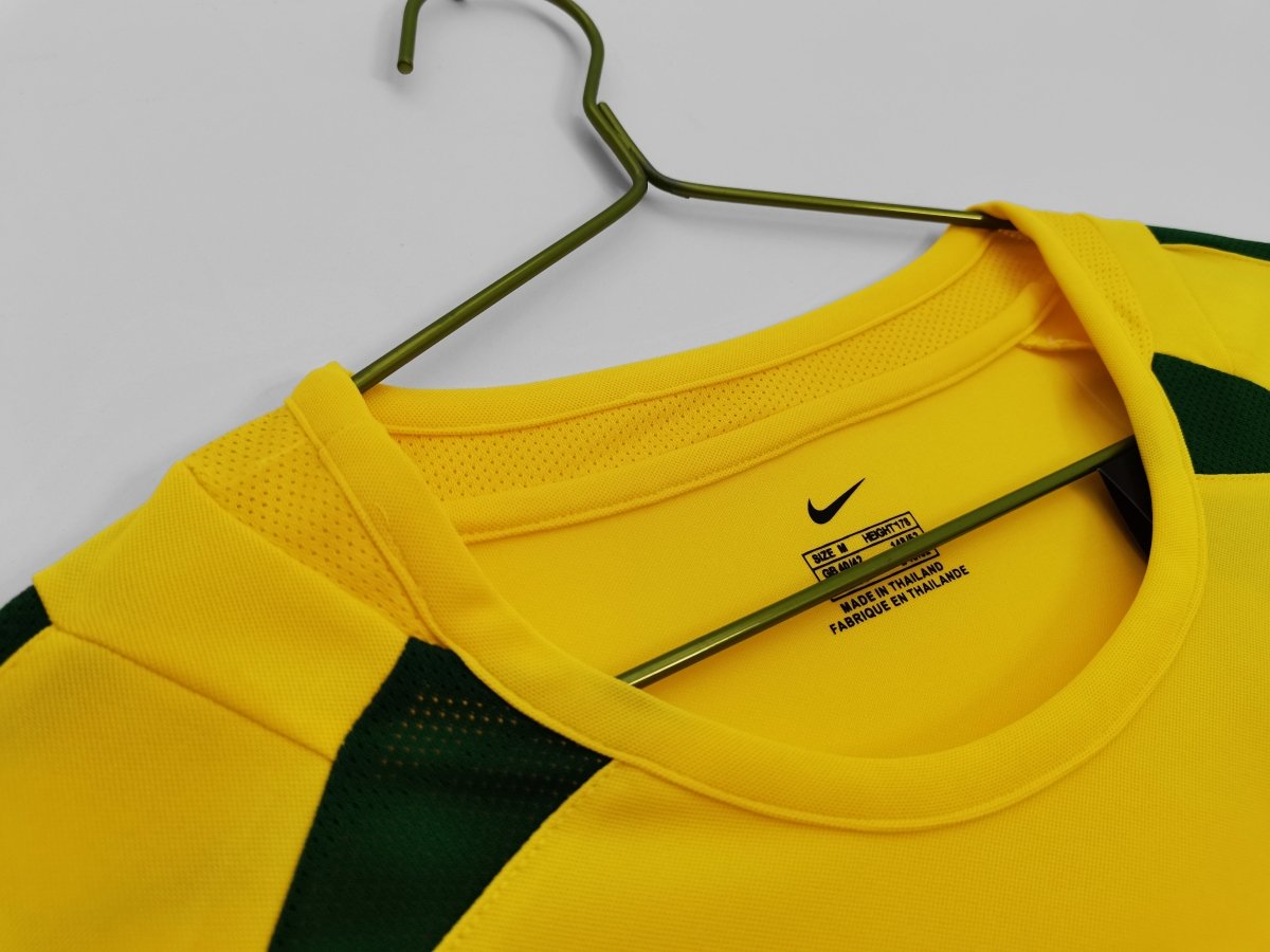 BRAZIL 2002 HOME RETRO SHIRT